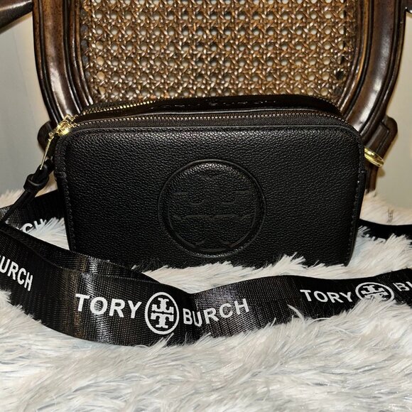 Tory Burch Black Mini Miller Crossbody Bag - Picture 1 of 14
